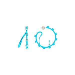 Panconesi crystal mini upside down hoops
